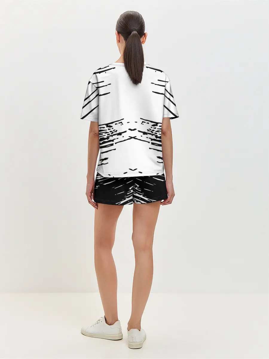 Женская пижама с шортами / black sabbath