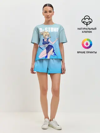 Женская пижама с шортами / Kohaku