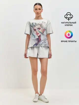 Женская пижама с шортами / Исигами Сэнку