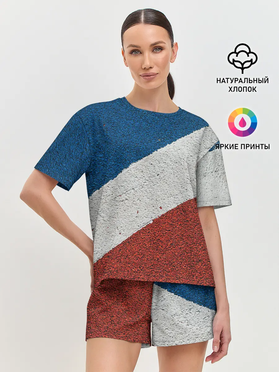 Женская пижама с шортами / ТЕННИС