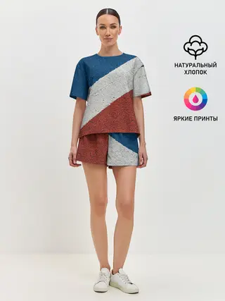 Женская пижама с шортами / ТЕННИС