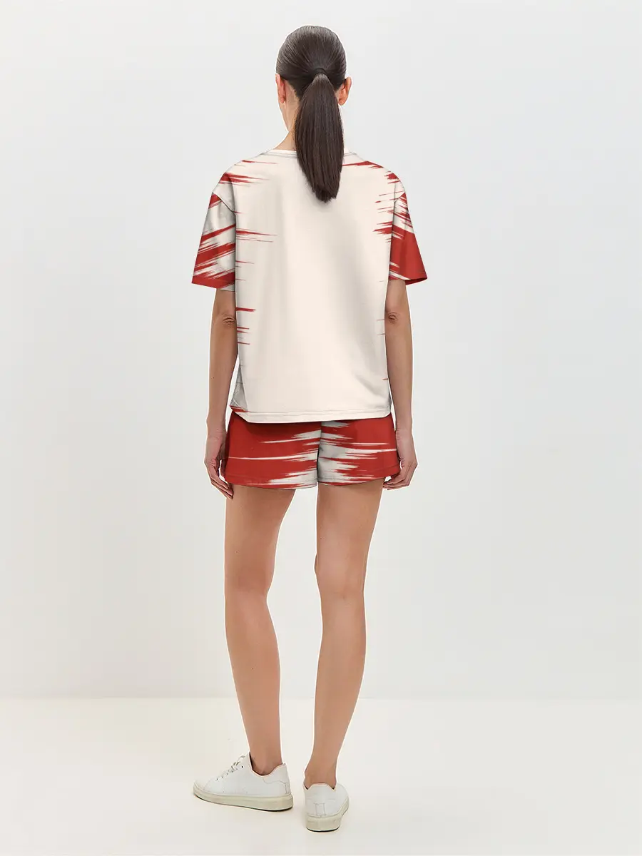 Женская пижама с шортами / Танджиро Камадо Kimetsu no Yaiba