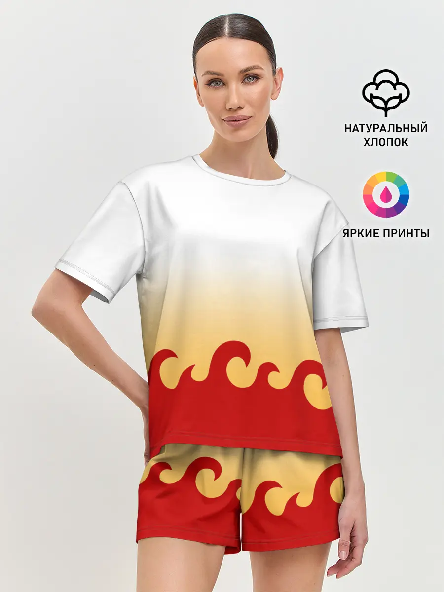 Женская пижама с шортами / ШИНДЖУРО РЕНГОКУ / KNY