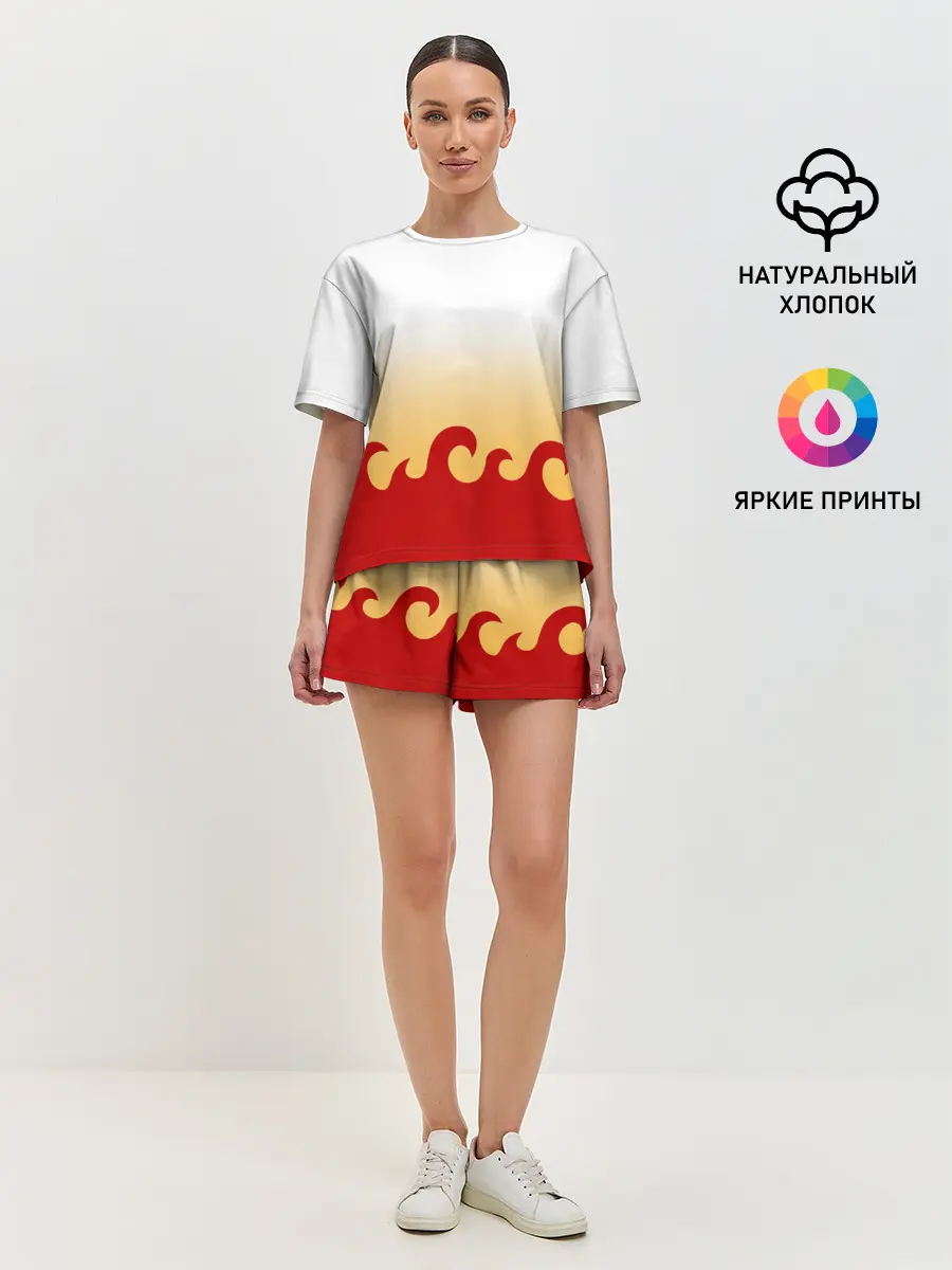 Женская пижама с шортами / ШИНДЖУРО РЕНГОКУ / KNY