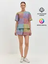 Женская пижама с шортами / Patchwork