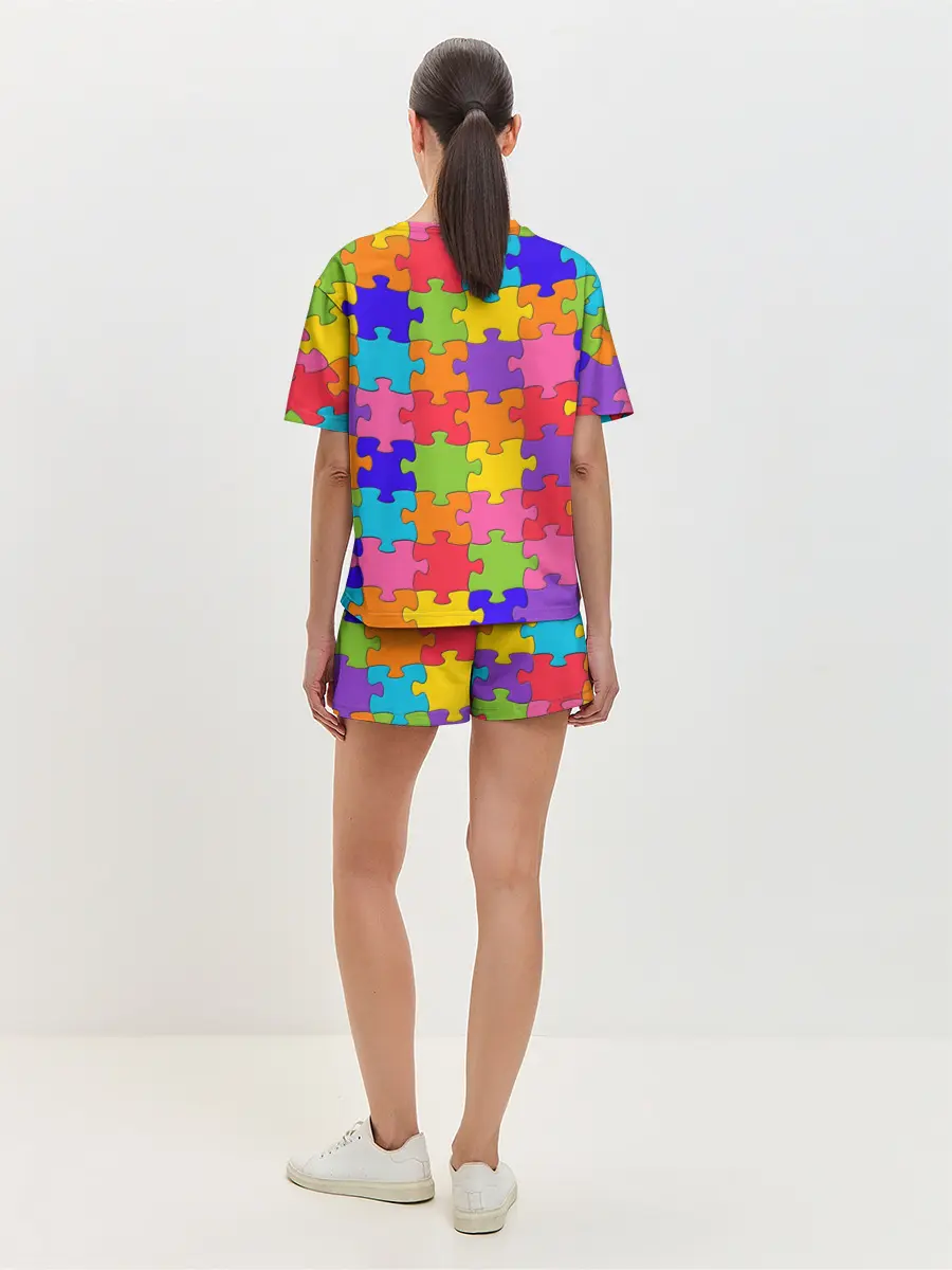 Женская пижама с шортами / Пазлы