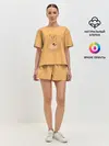 Женская пижама с шортами / РЫЖИЙ КОТ ТОЛСТЯК