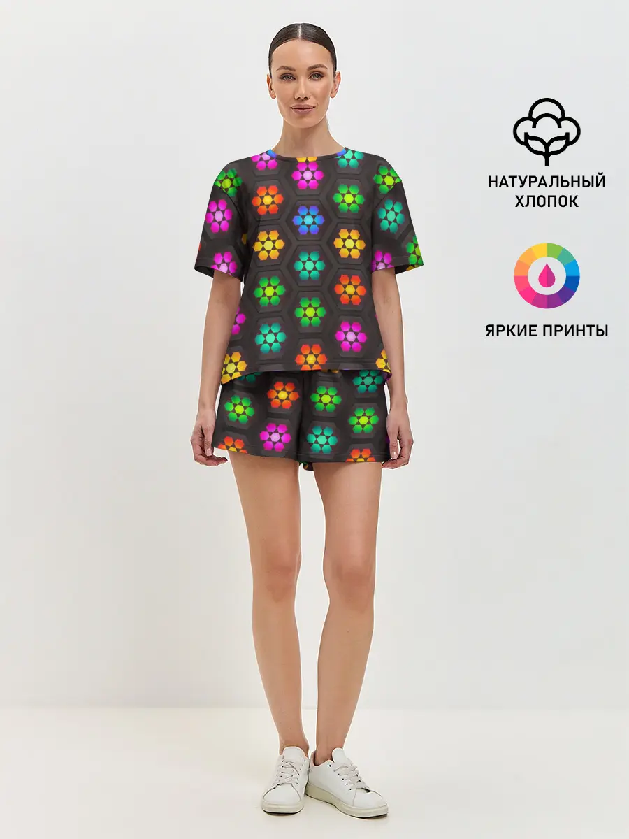 Женская пижама с шортами / Наночастицы