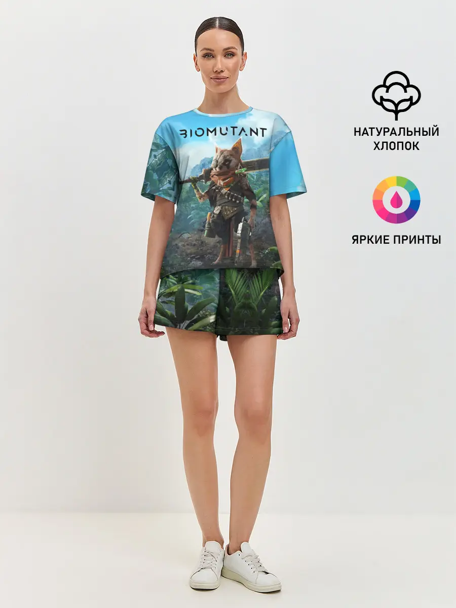 Женская пижама с шортами / Biomutant Биомутант