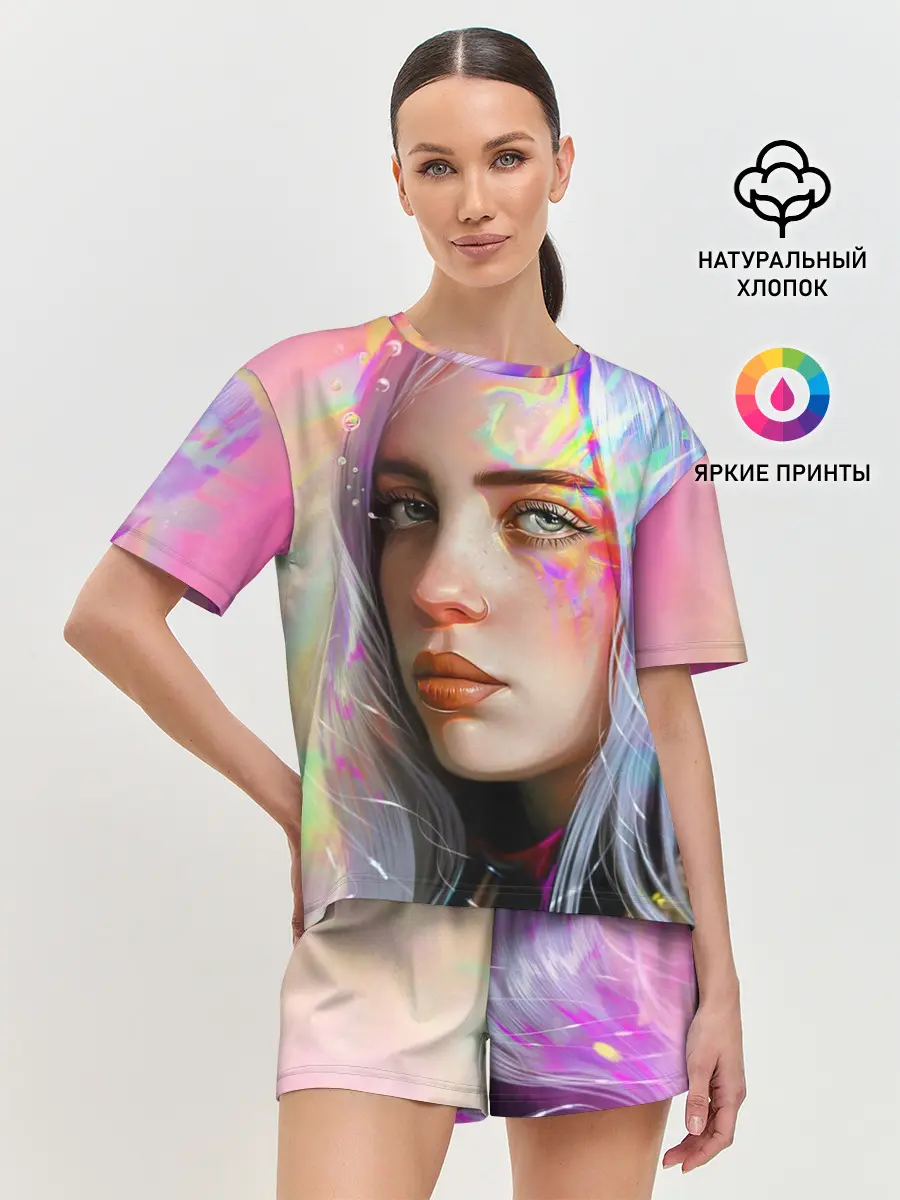 Женская пижама с шортами / Billie Eilish