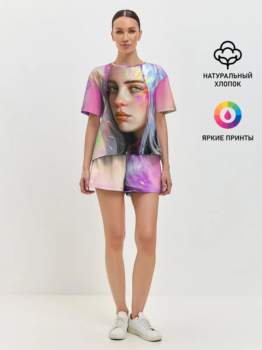 Женская пижама с шортами / Billie Eilish