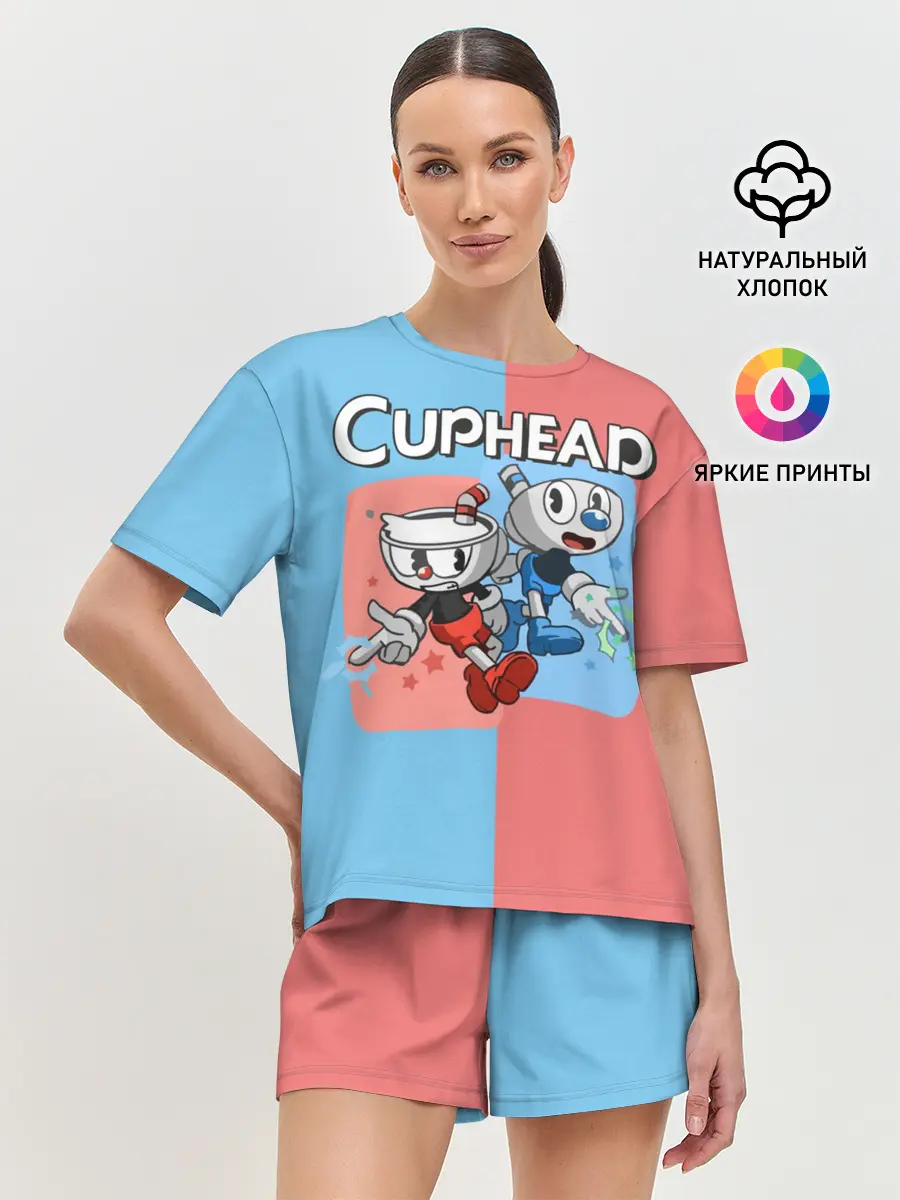 Женская пижама с шортами / CAPHEAD