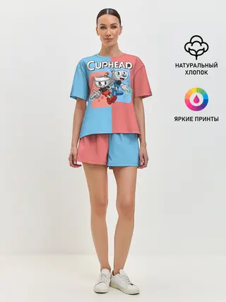 Женская пижама с шортами / CAPHEAD