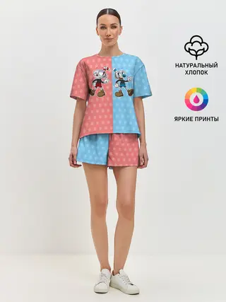 Женская пижама с шортами / caphead