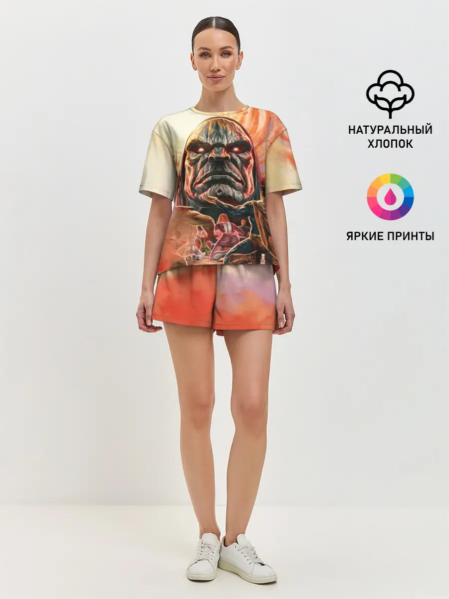 Женская пижама с шортами / Darkseid | Дарксайд смотрит с высока