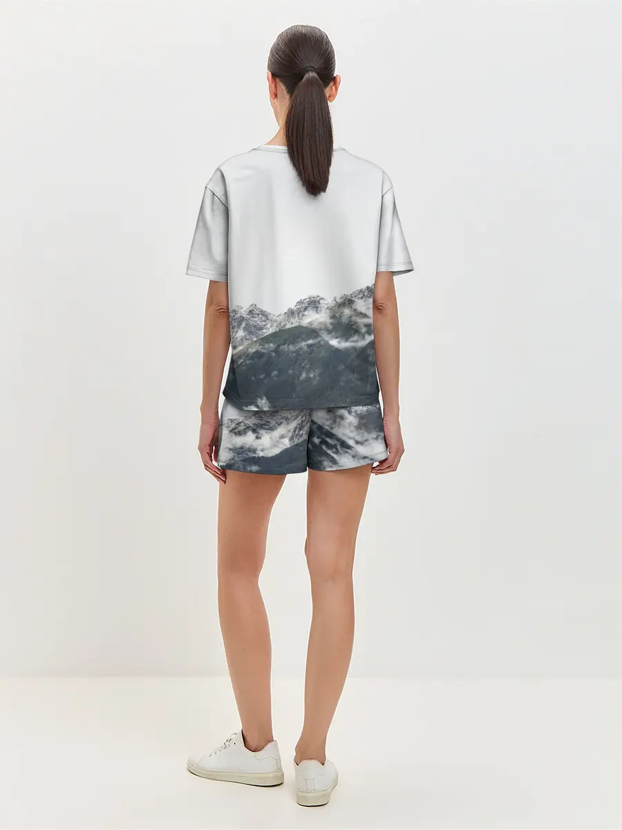 Женская пижама с шортами / Вершина Горы