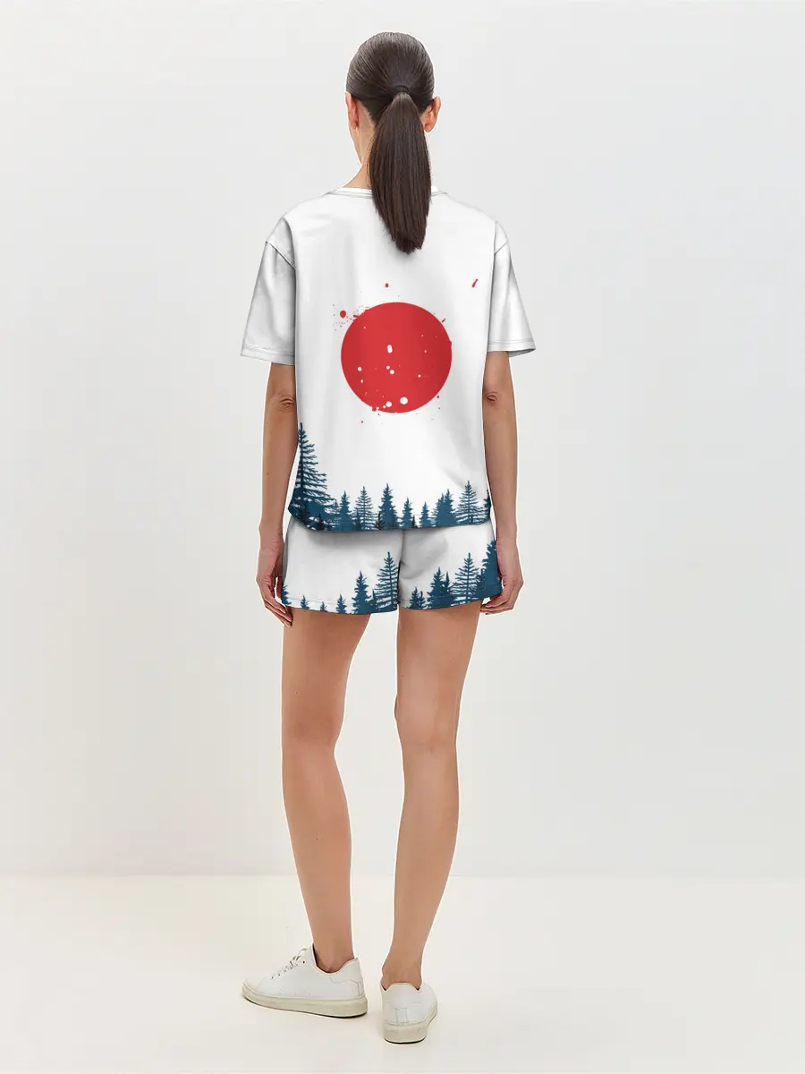 Женская пижама с шортами / God whith son