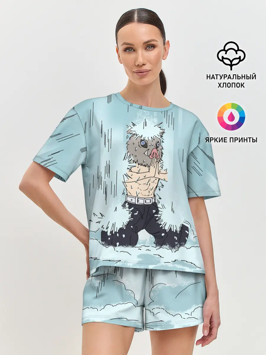 Женская пижама с шортами / МЕДИТАЦИЯ ИНОСКЕ