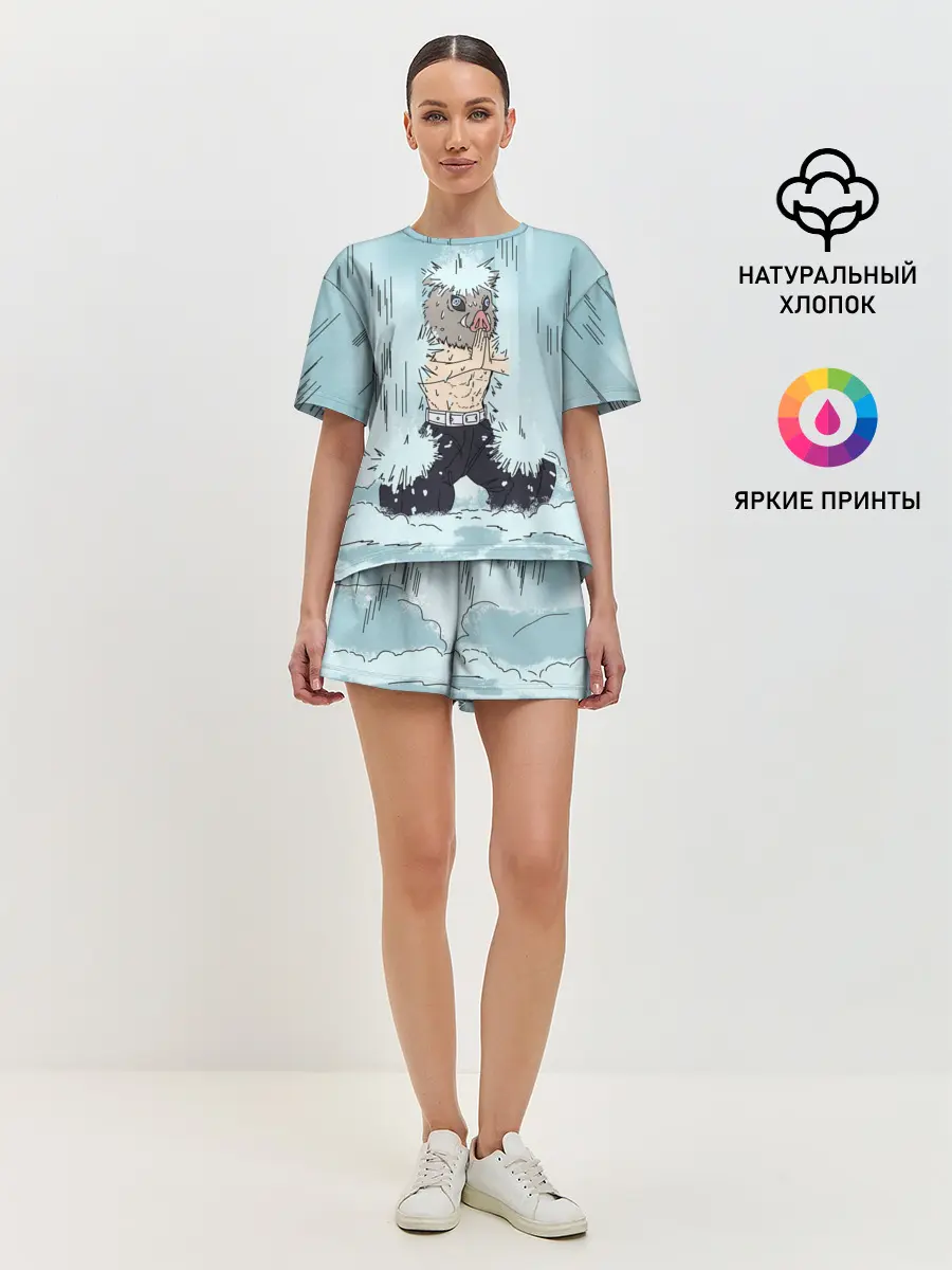 Женская пижама с шортами / МЕДИТАЦИЯ ИНОСКЕ