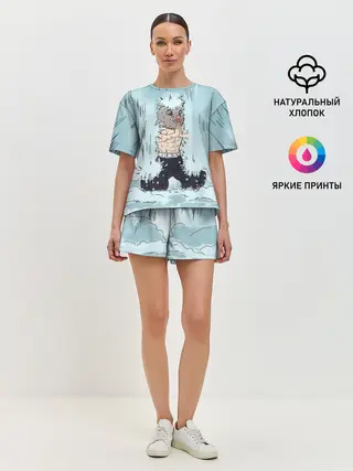 Женская пижама с шортами / МЕДИТАЦИЯ ИНОСКЕ