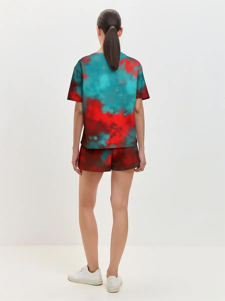 Женская пижама с шортами / Сиреноголовый и Лошадь монстры