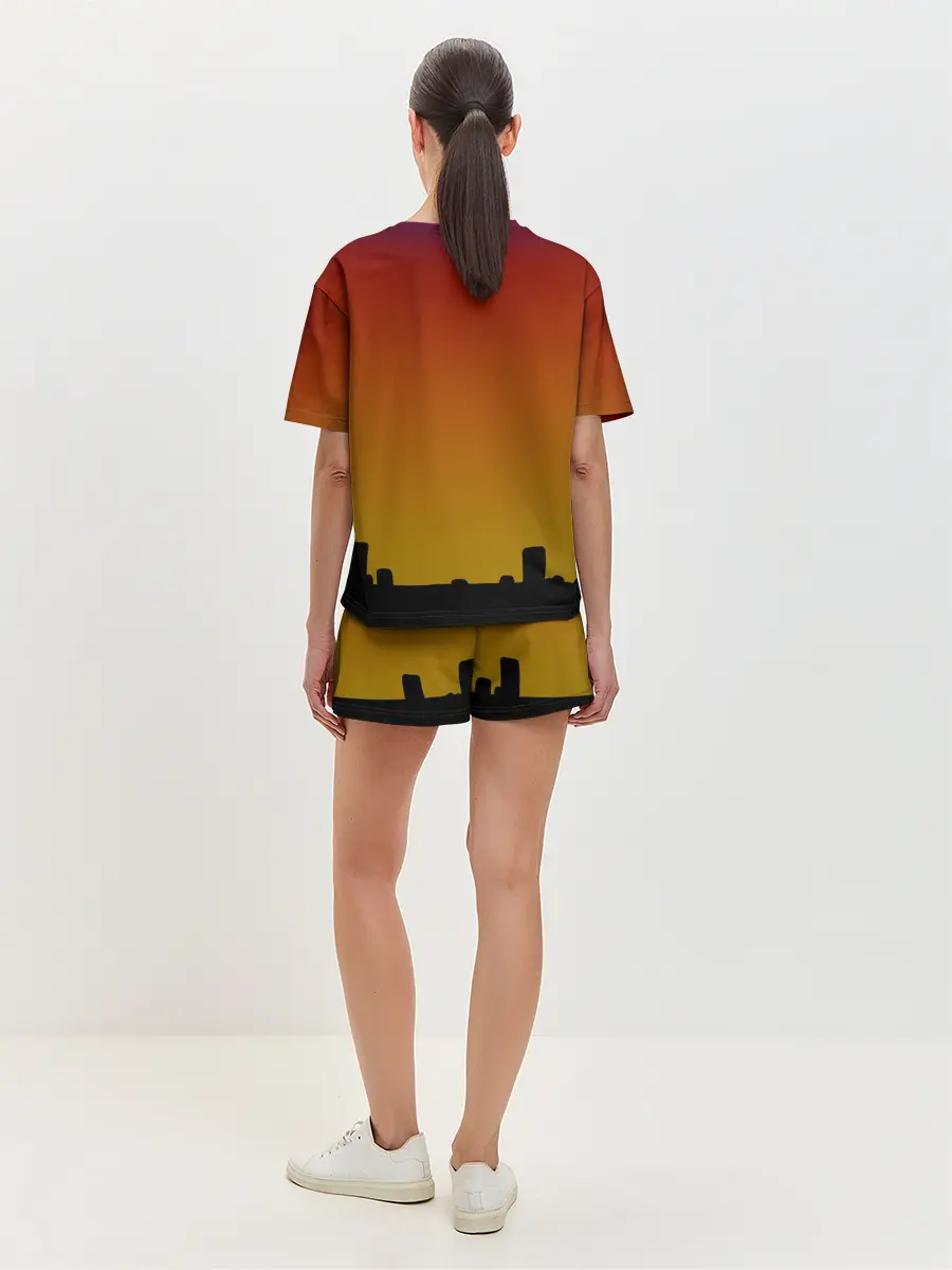 Женская пижама с шортами / СИРЕНОГОЛОВЫЙ | МОНСТР