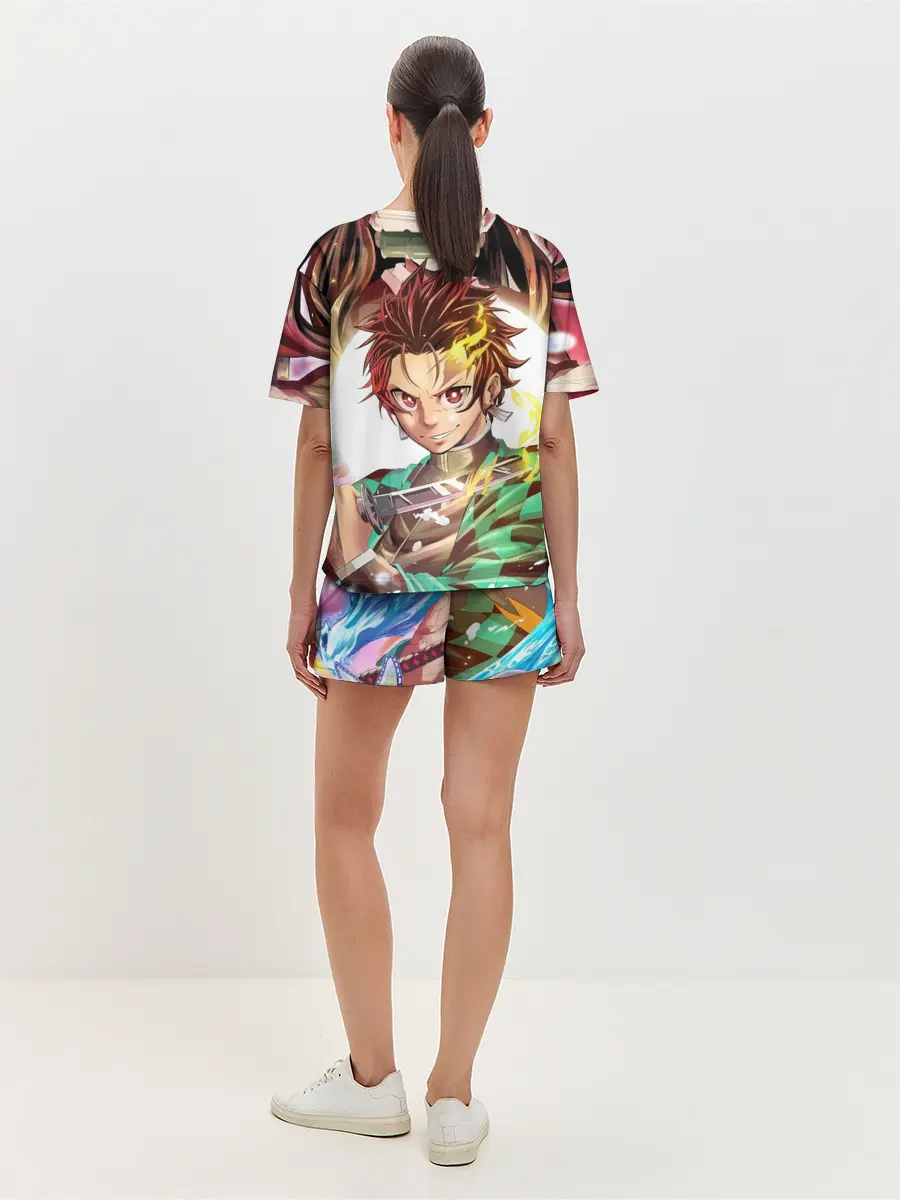 Женская пижама с шортами / ТАНДЖИРО НЕЗУКО ЗЕНИЦУ / KNY