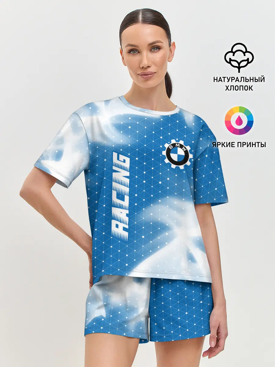 Женская пижама с шортами / БМВ - Пламя