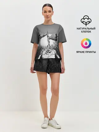 Женская пижама с шортами / СИРЕНОГОЛОВЫЙ