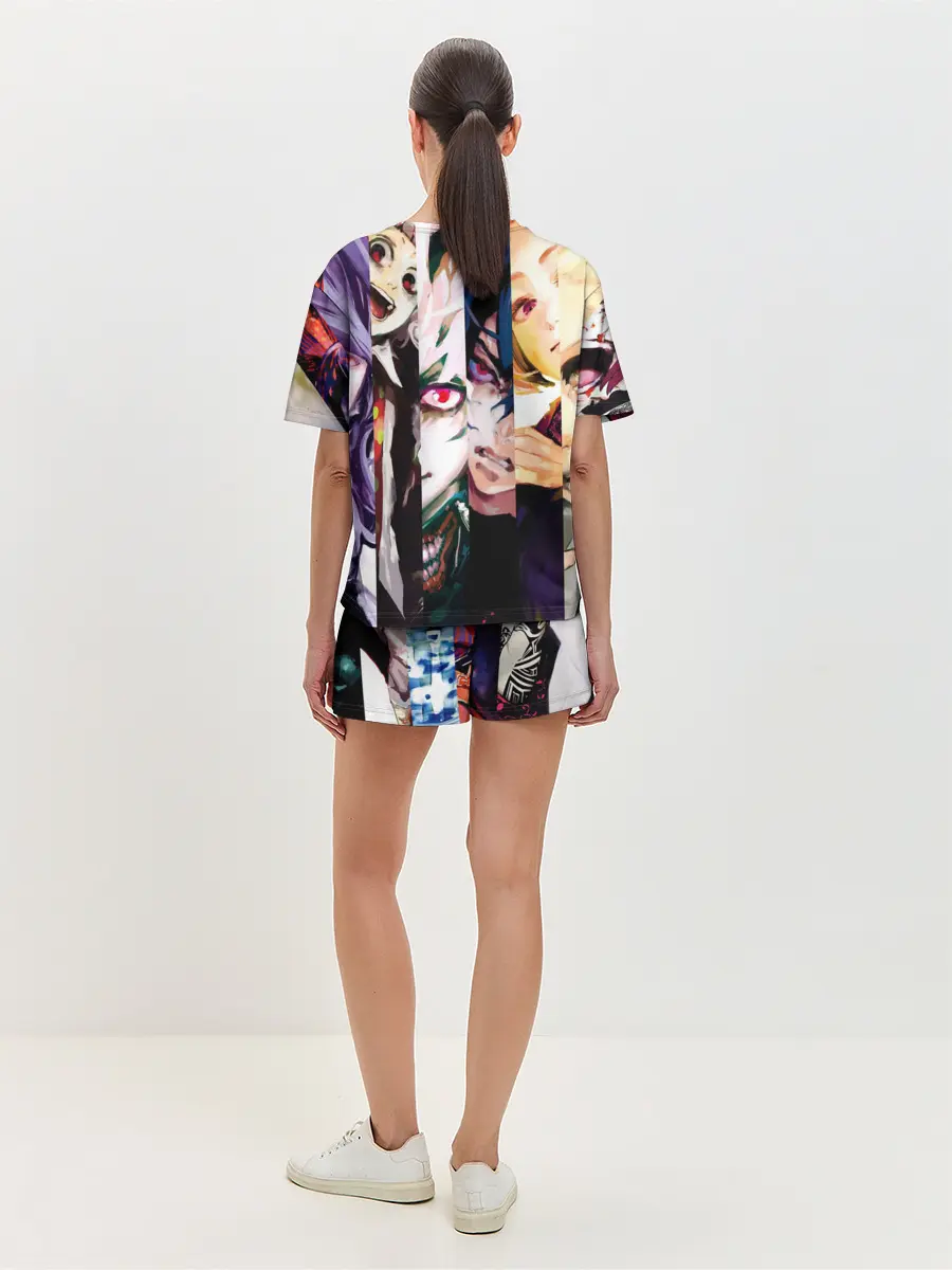 Женская пижама с шортами / гульи из 20 района