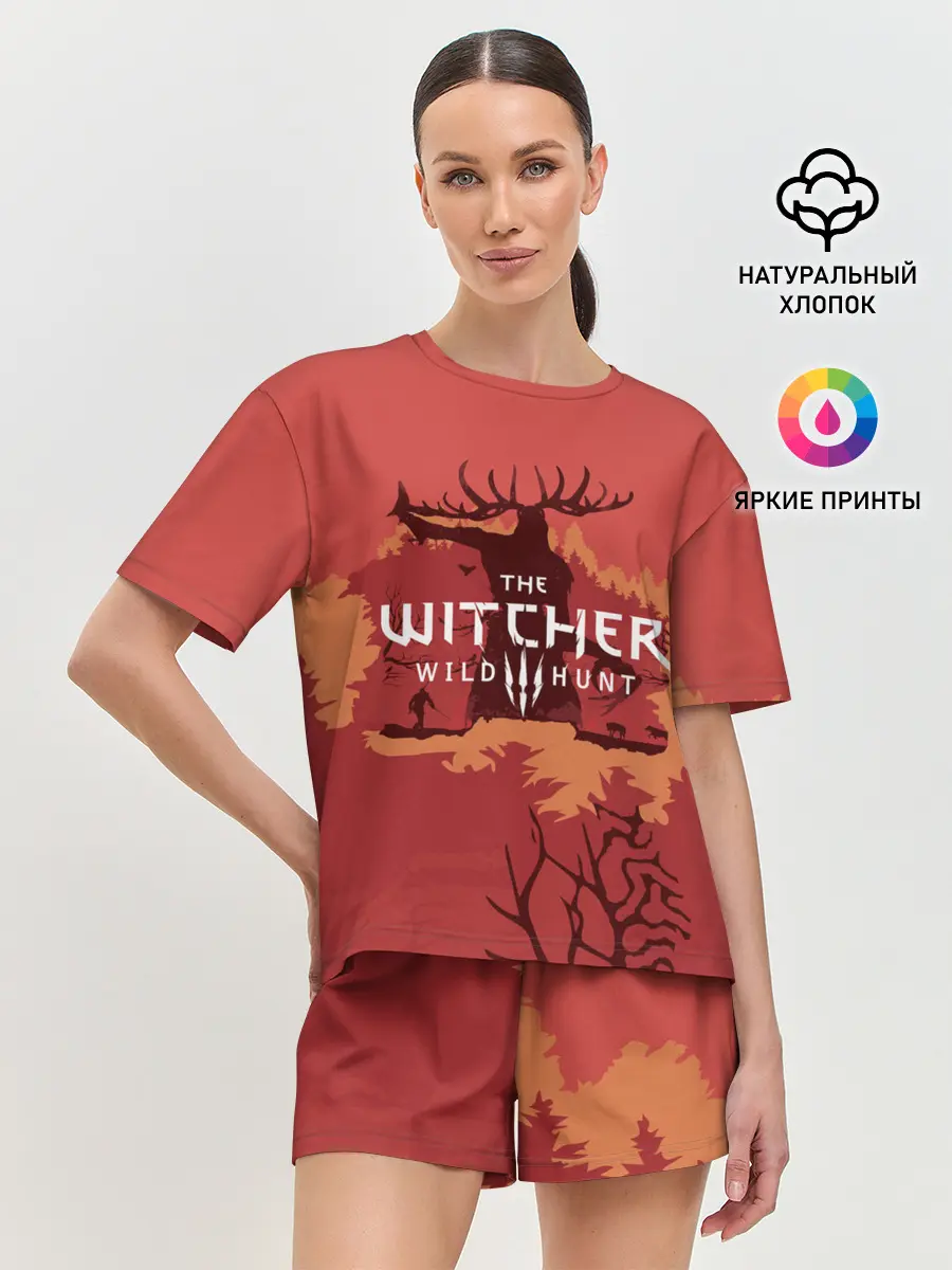 Женская пижама с шортами / ВЕДЬМАК