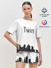 Женская пижама с шортами / Twin cities