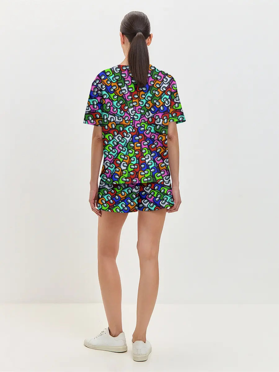 Женская пижама с шортами / Among Us SHHHHHHH!