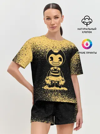 Женская пижама с шортами / Bendy And The Ink Machine
