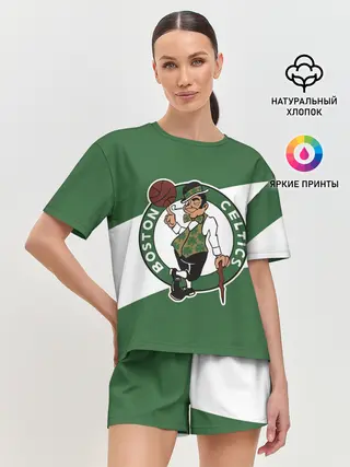 Женская пижама с шортами / Бостон Селтикс