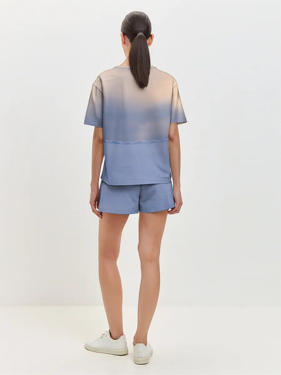 Женская пижама с шортами / Лисичка