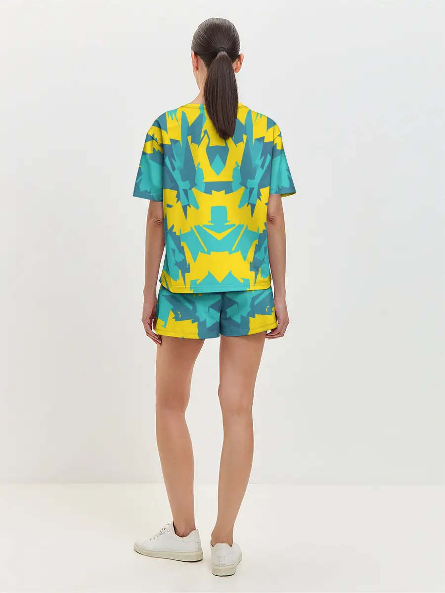 Женская пижама с шортами / ИГРОВОЙ РАСКРАС