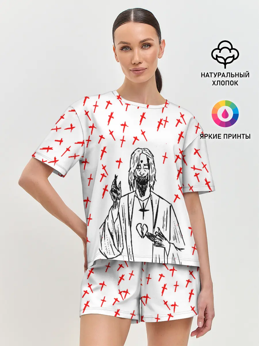 Женская пижама с шортами / GHOSTEMANE