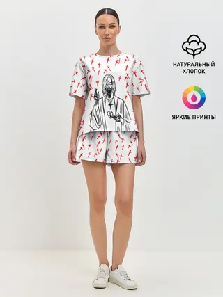 Женская пижама с шортами / GHOSTEMANE