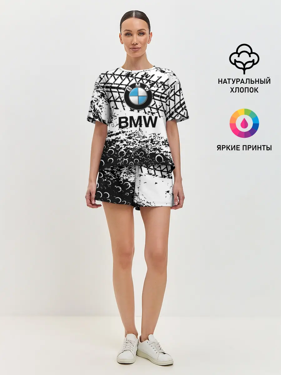 Женская пижама с шортами / BMW.