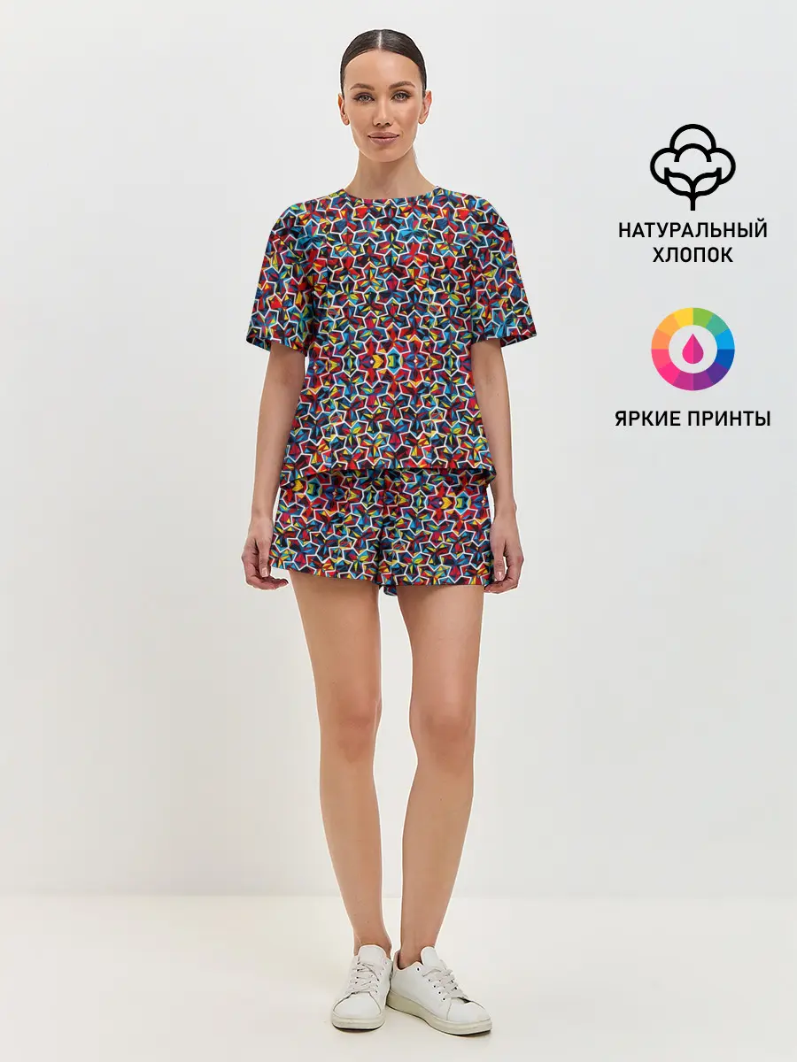 Женская пижама с шортами / COLORS