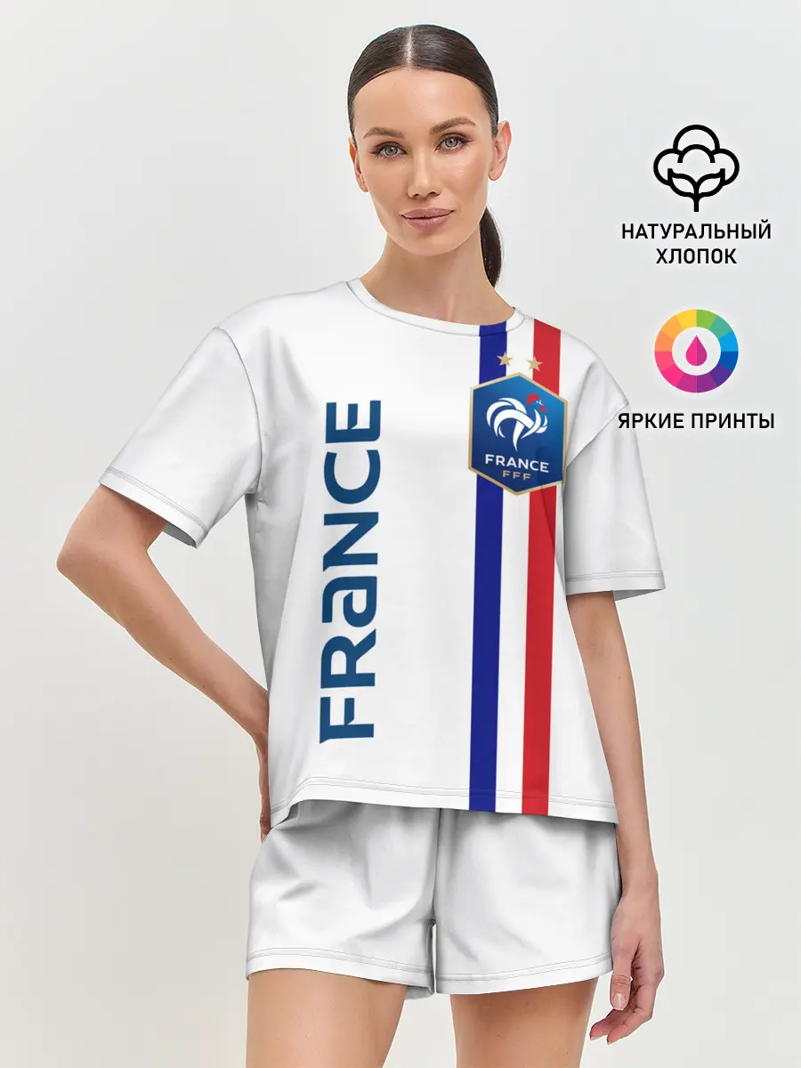 Женская пижама с шортами / СБОРНАЯ ФРАНЦИЯ