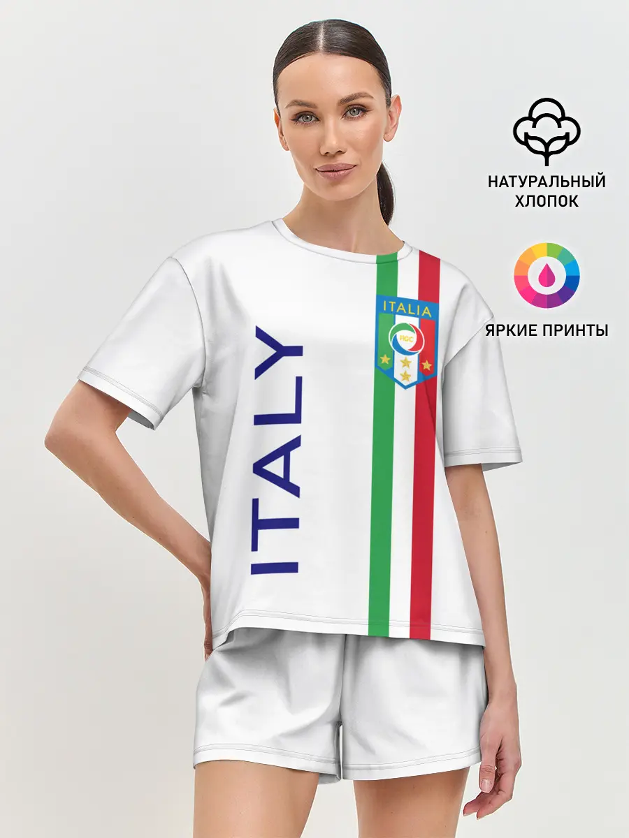 Женская пижама с шортами / СБОРНАЯ ИТАЛИИ