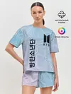 Женская пижама с шортами / BTS / БТС.