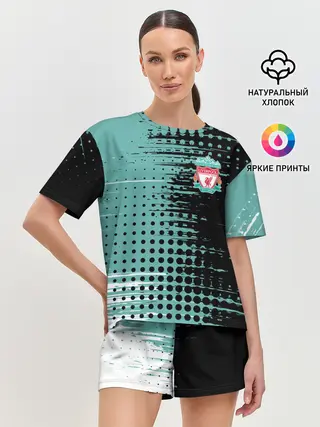 Женская пижама с шортами / Liverpool / Ливерпуль.
