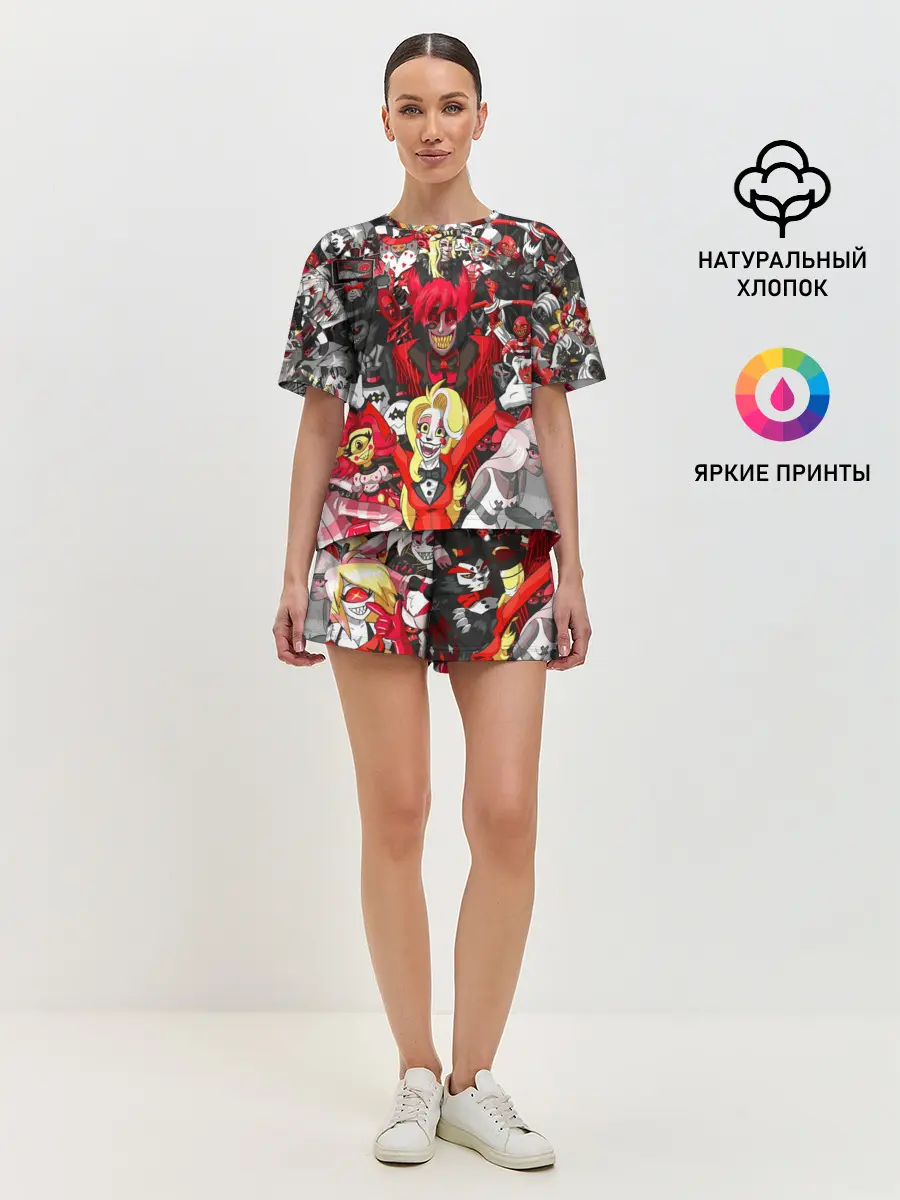 Женская пижама с шортами / ОТЕЛЬ ХАЗБИН