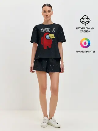 Женская пижама с шортами / AMONG US