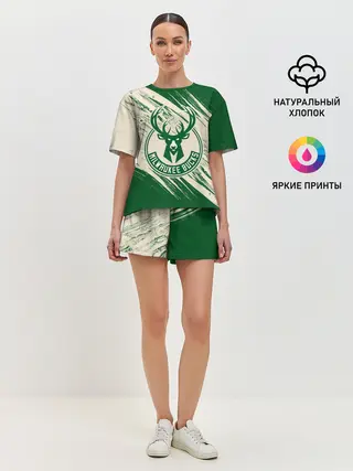 Женская пижама с шортами / Милуоки Бакс