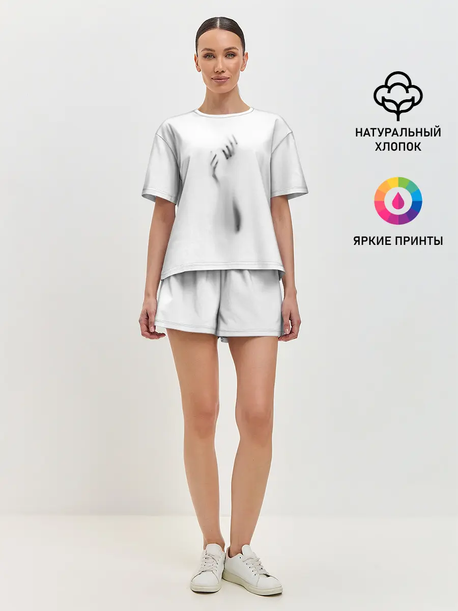 Женская пижама с шортами / Руки за стеклом