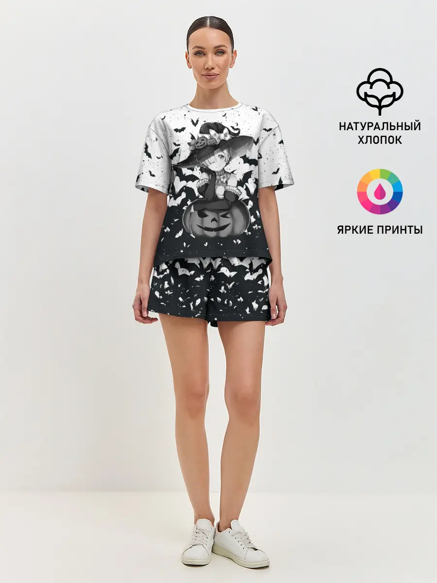 Женская пижама с шортами / Re:Zero | Рем